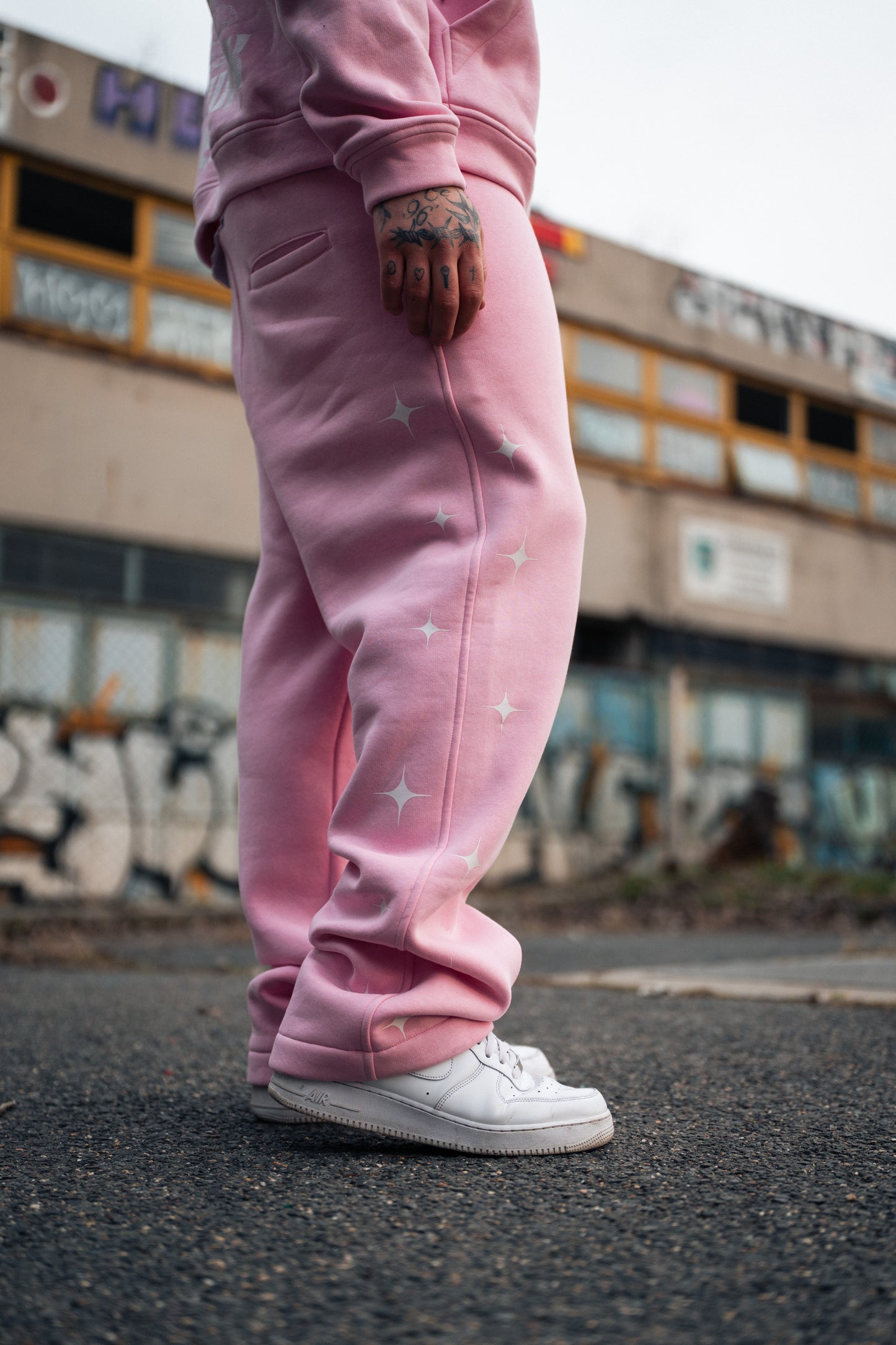Bby Pink Angel Tracksuit szett (nadrág + felső)