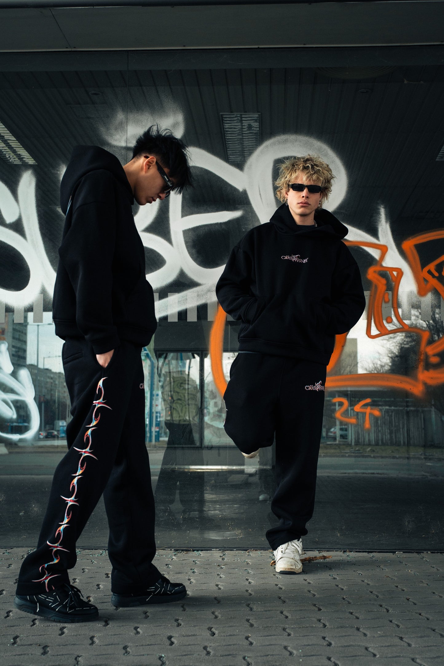Black FUTURE Tracksuit szett (nadrág + felső)