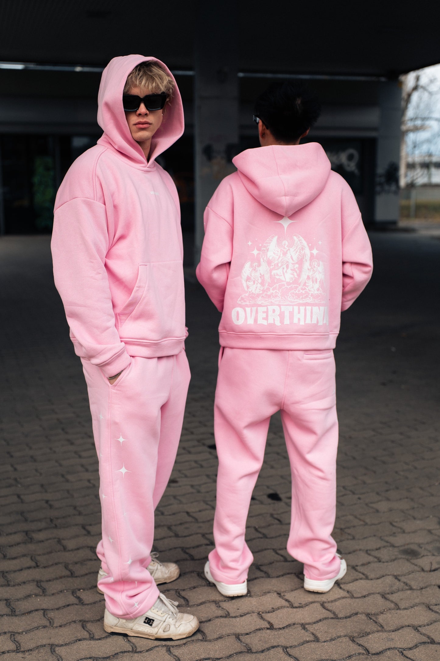 Bby Pink Angel Tracksuit szett (nadrág + felső)