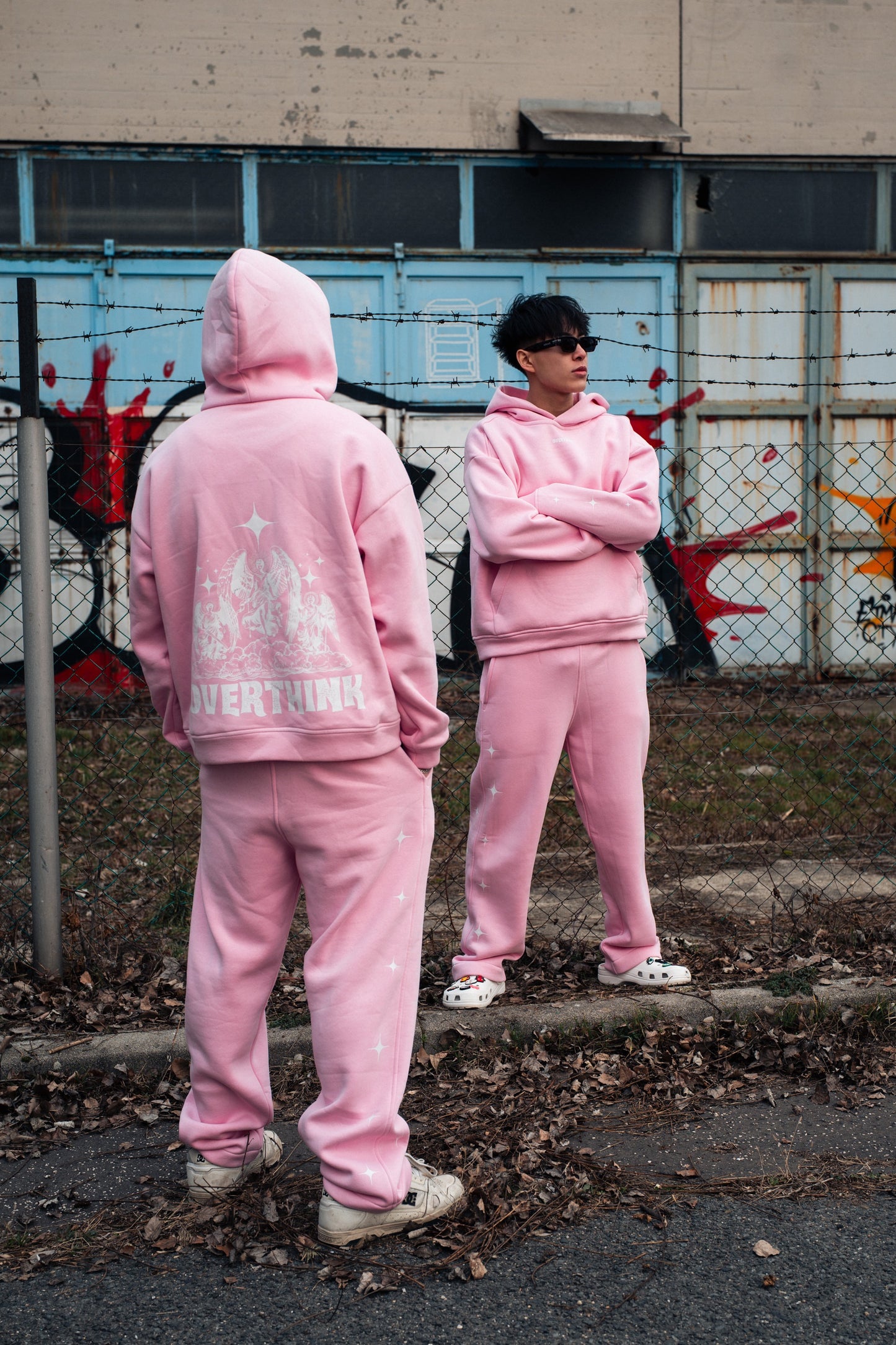 Bby Pink Angel Tracksuit szett (nadrág + felső)