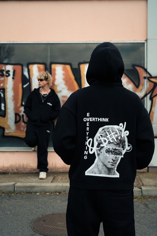 Black Zip Tracksuit szett (nadrág + felső)