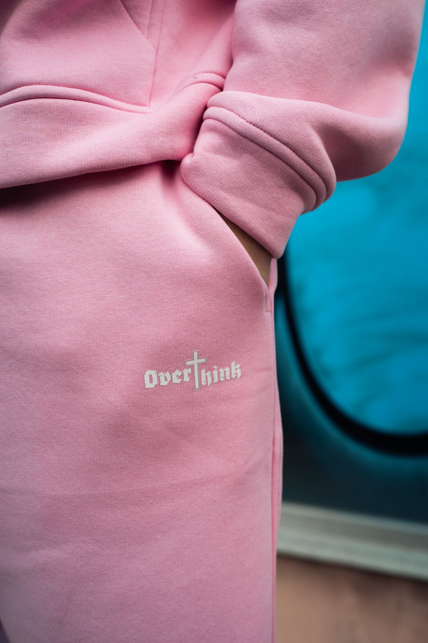 Bby Pink Zip Tracksuit szett (nadrág + felső)