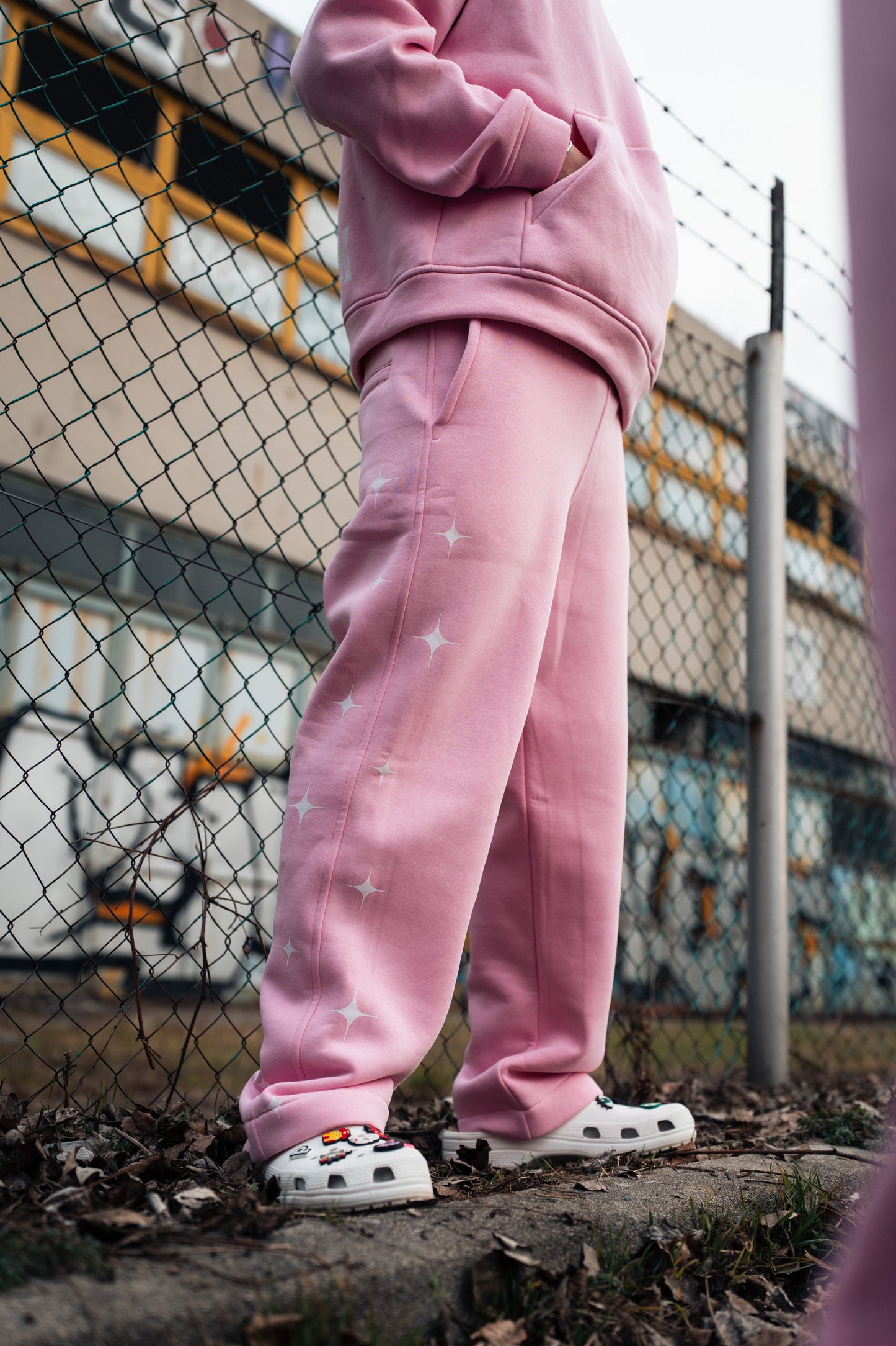 Bby Pink Angel Tracksuit szett (nadrág + felső)
