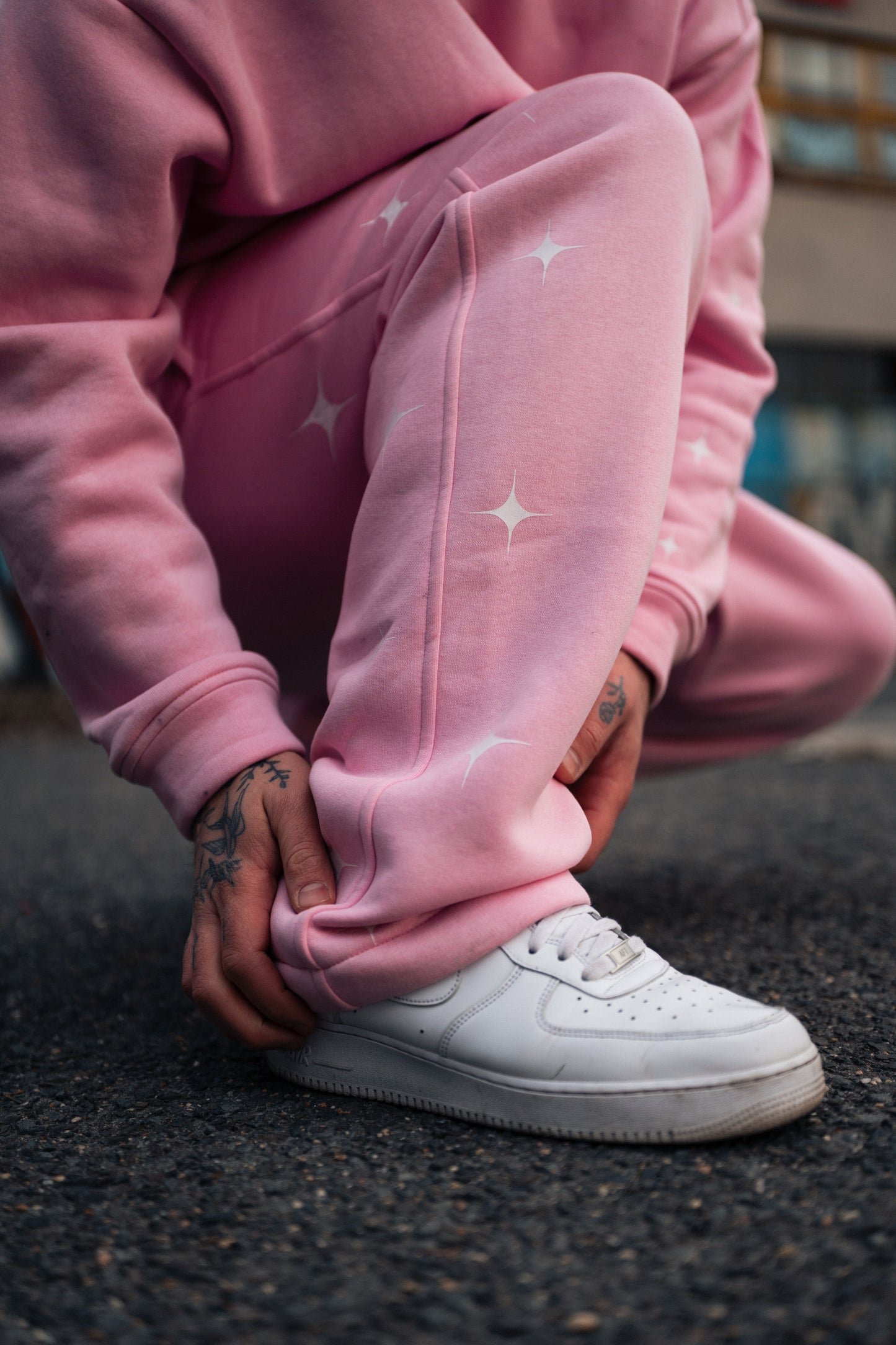 Bby Pink Angel Tracksuit szett (nadrág + felső)